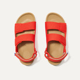 The Kids Double Strap Sandal - Firetruck Red
