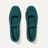The Max Square Mary Jane - ReVelvet™ Everglade