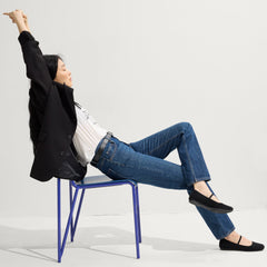 The Max Square Mary Jane - ReVelvet™ Black