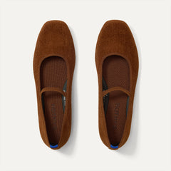 The Max Square Mary Jane - ReVelvet™ Russet