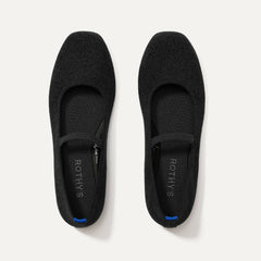 The Max Square Mary Jane - ReVelvet™ Black