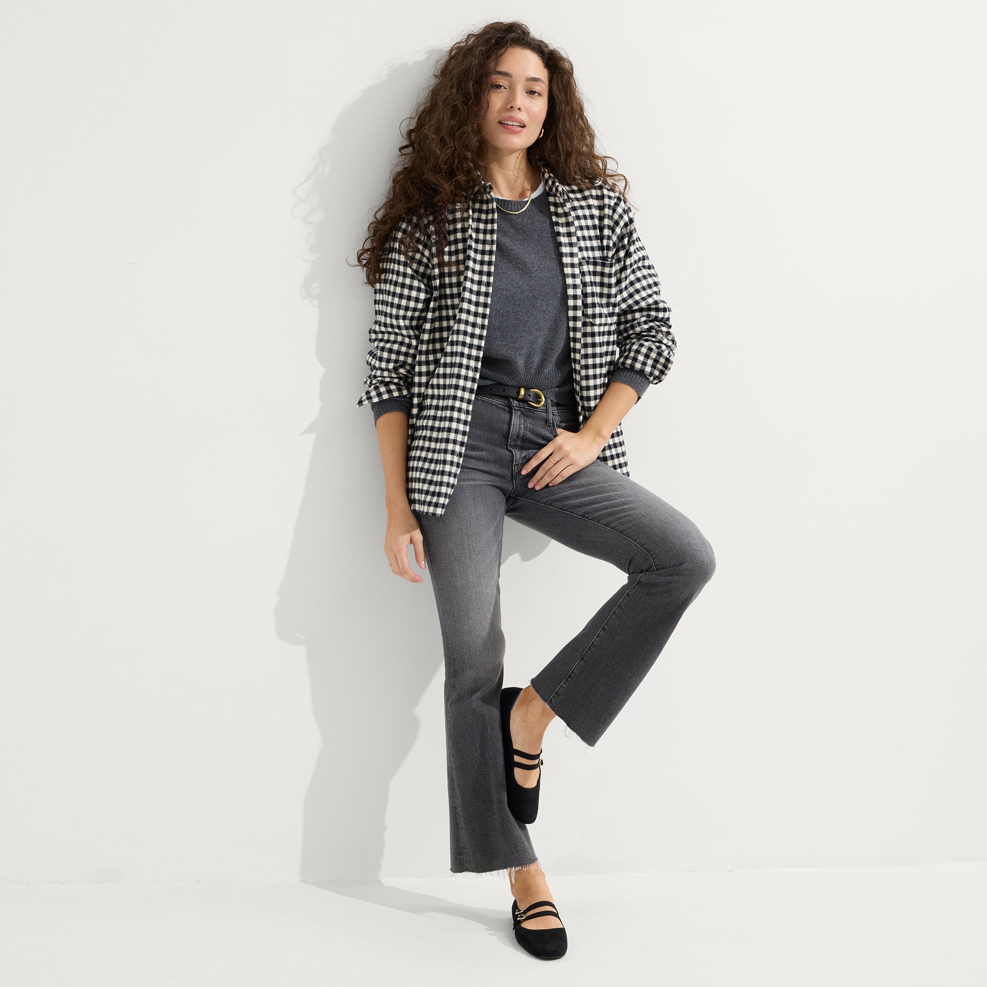 The Double Buckle Mary Jane - ReVelvet™ Black