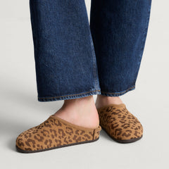 The Casual Clog - ReVelvet™ Khaki Cat