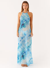 Sandra Maxi Dress - Blue Tie Dye