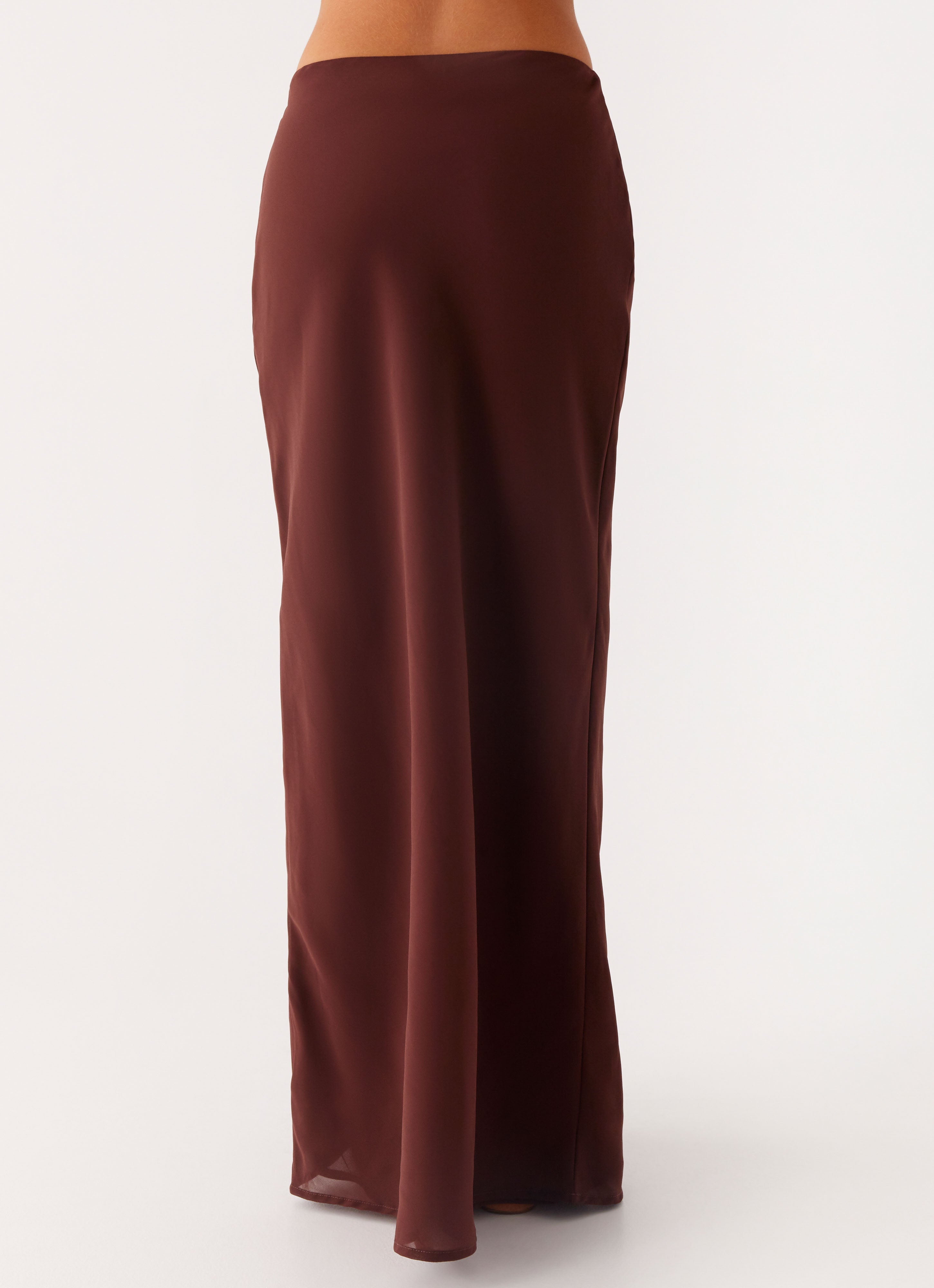 Sienna Sunset Maxi Skirt - Chocolate