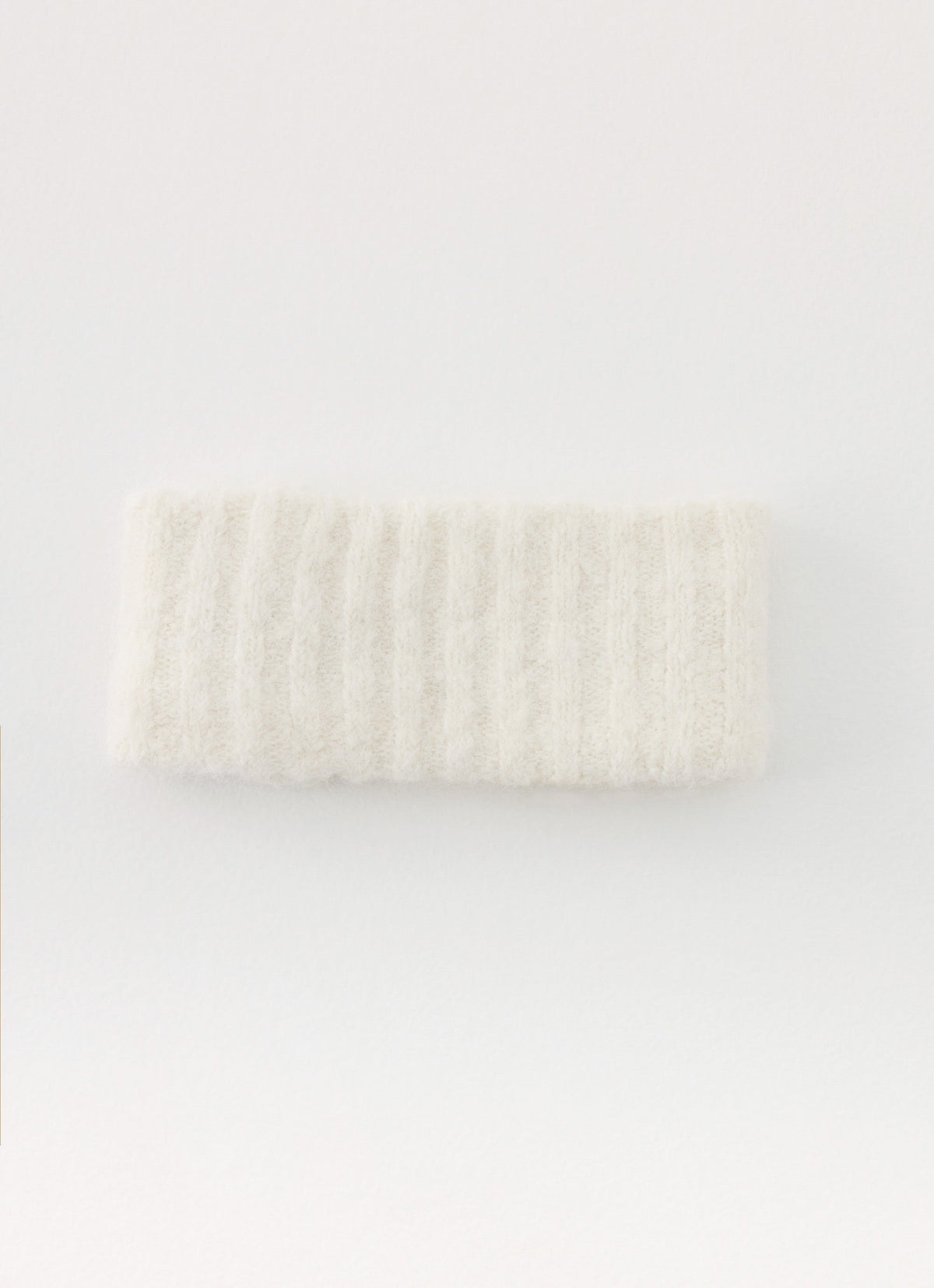 Snow Ball Knit headband - Cream